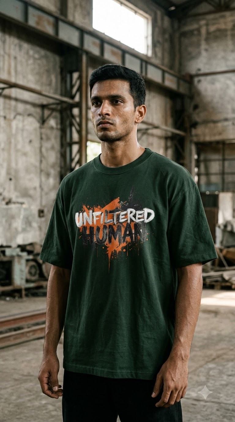 Oversized Bottle Green T-Shirt Streetwear Outfits Men | Premium Cotton | StreetSmith