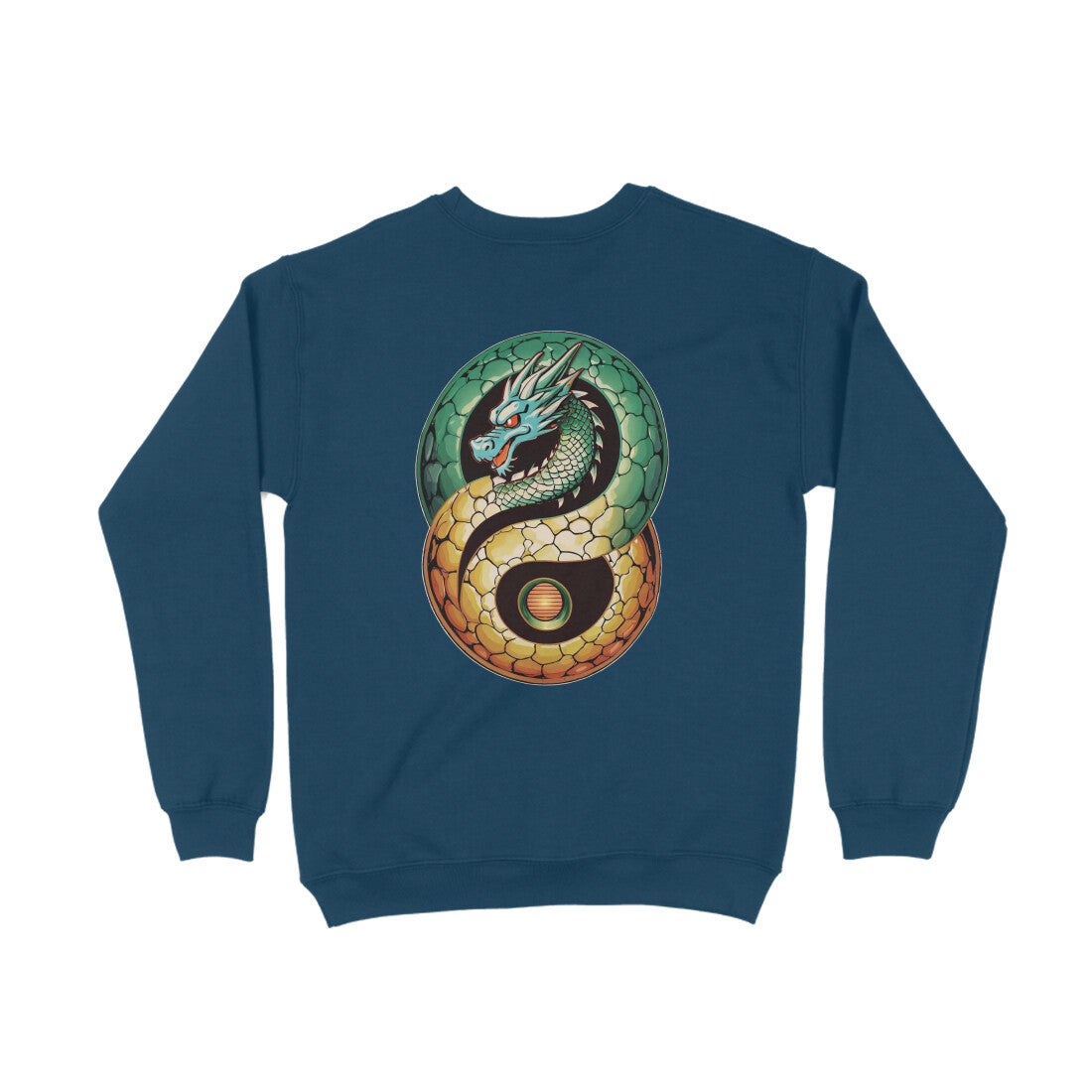StreetSmith's Round Neck Full Sleeve SweatShirt Blue