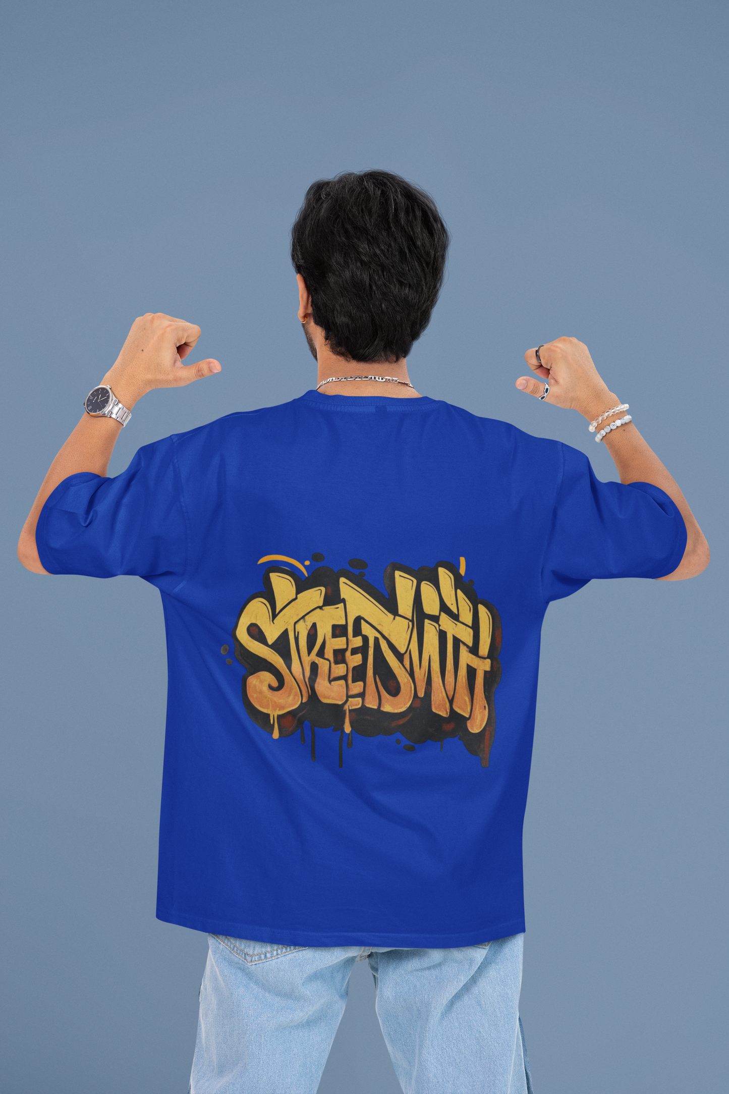StreetSmith's Oversized T -Shirt Navy Blue