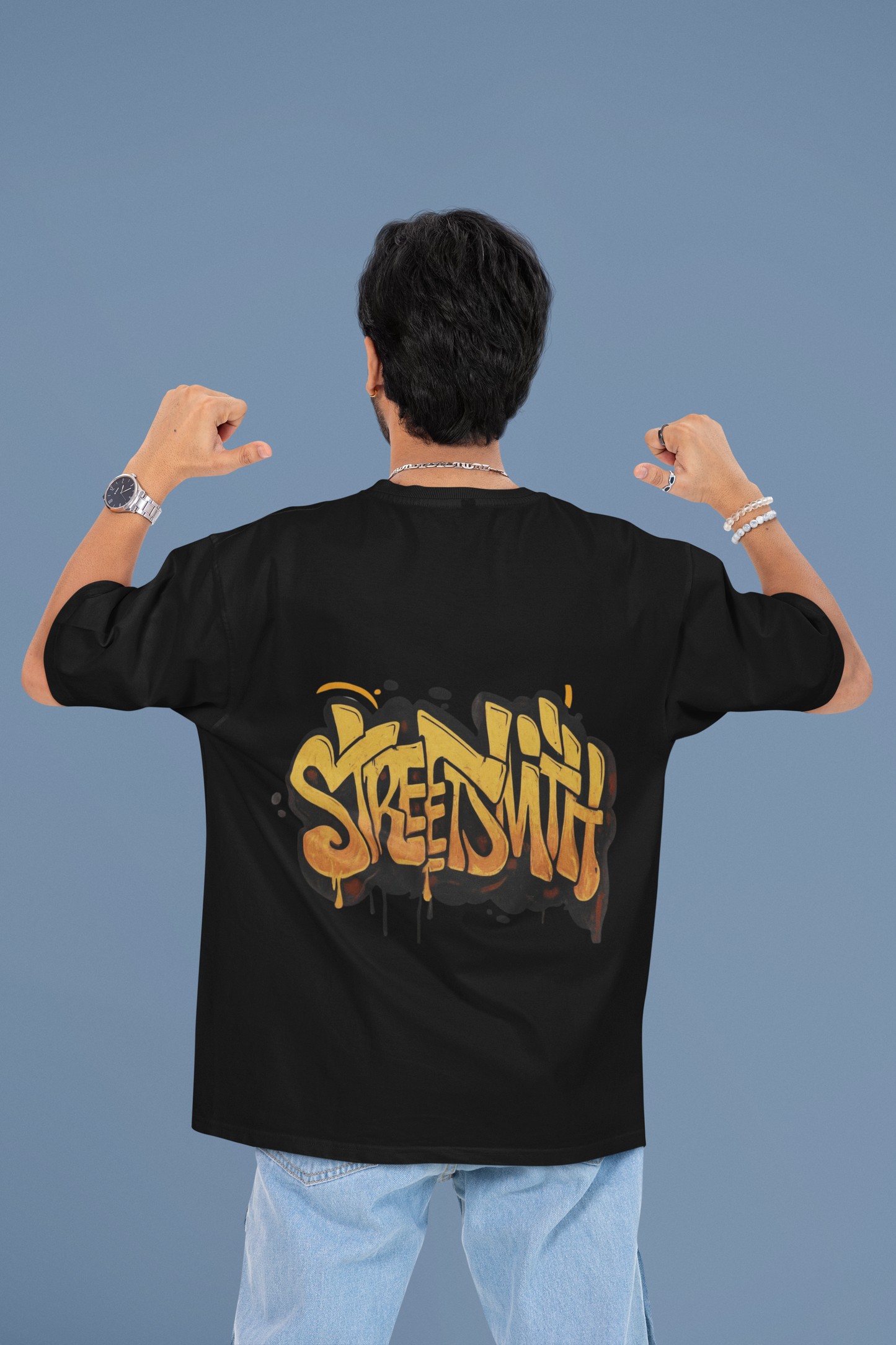 StreetSmith's Oversized T -Shirt Black