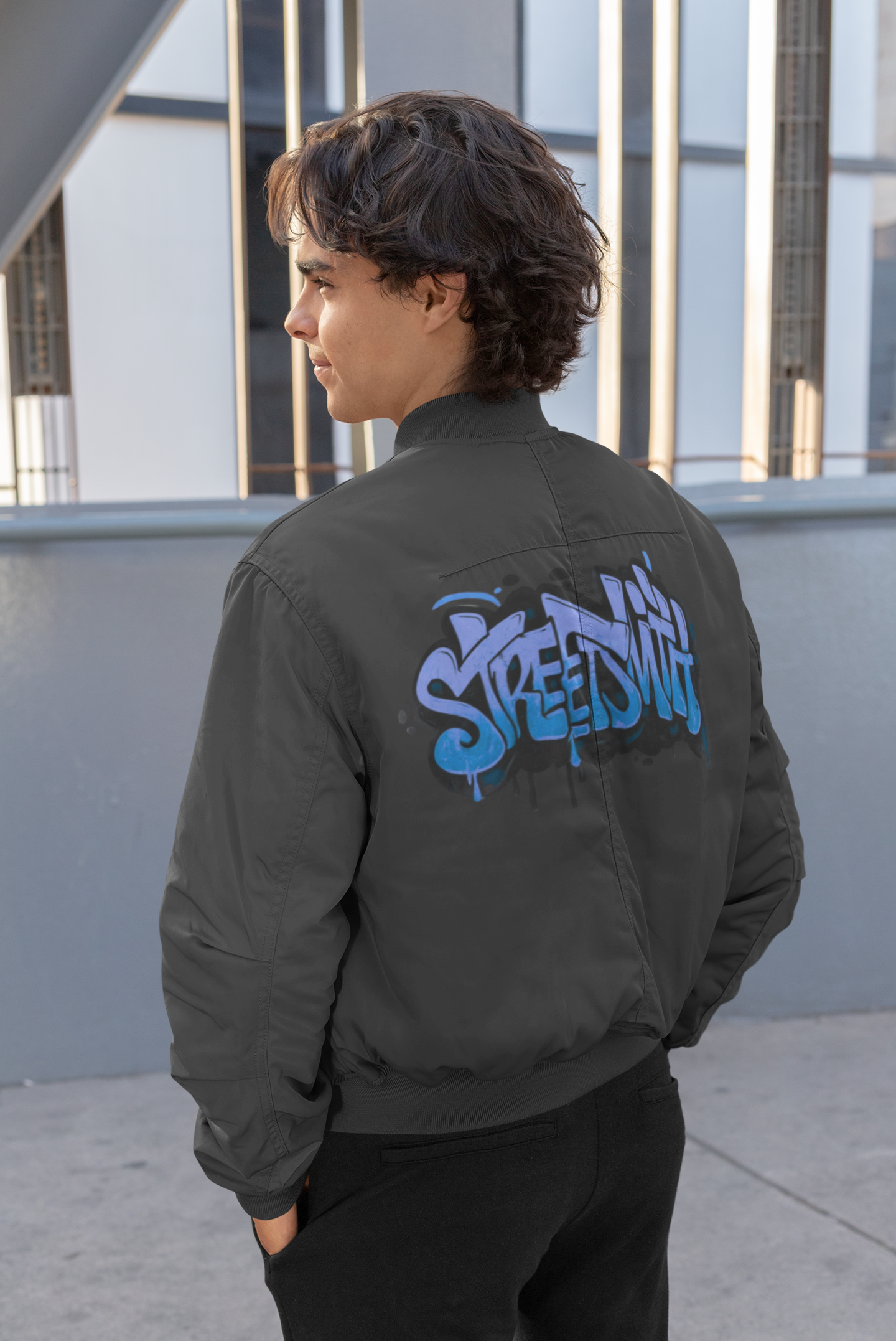 StreetSmith's Grey Bomber jacket