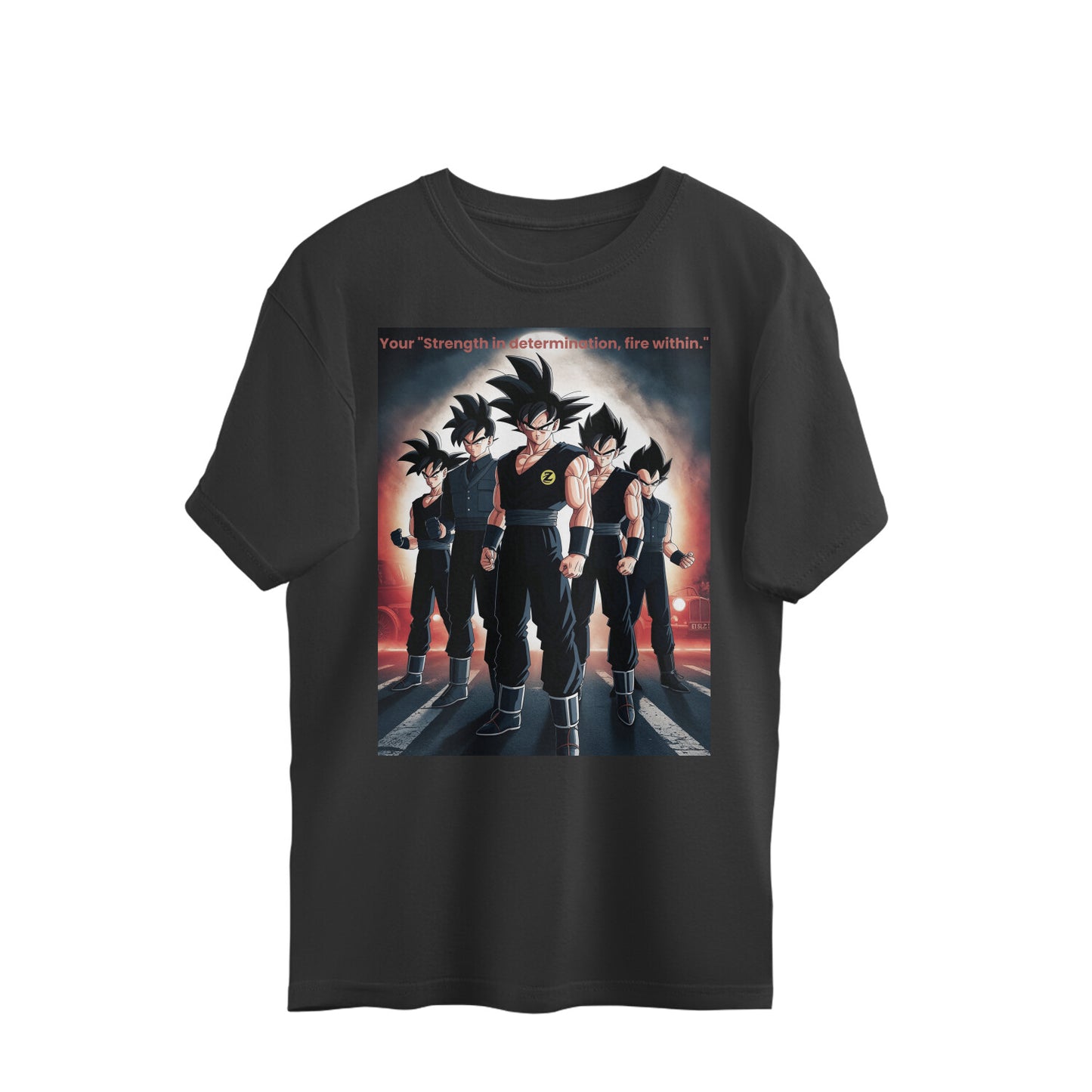 StreetSmith Designer Special Oversized Half Sleeve T-Shirt Black