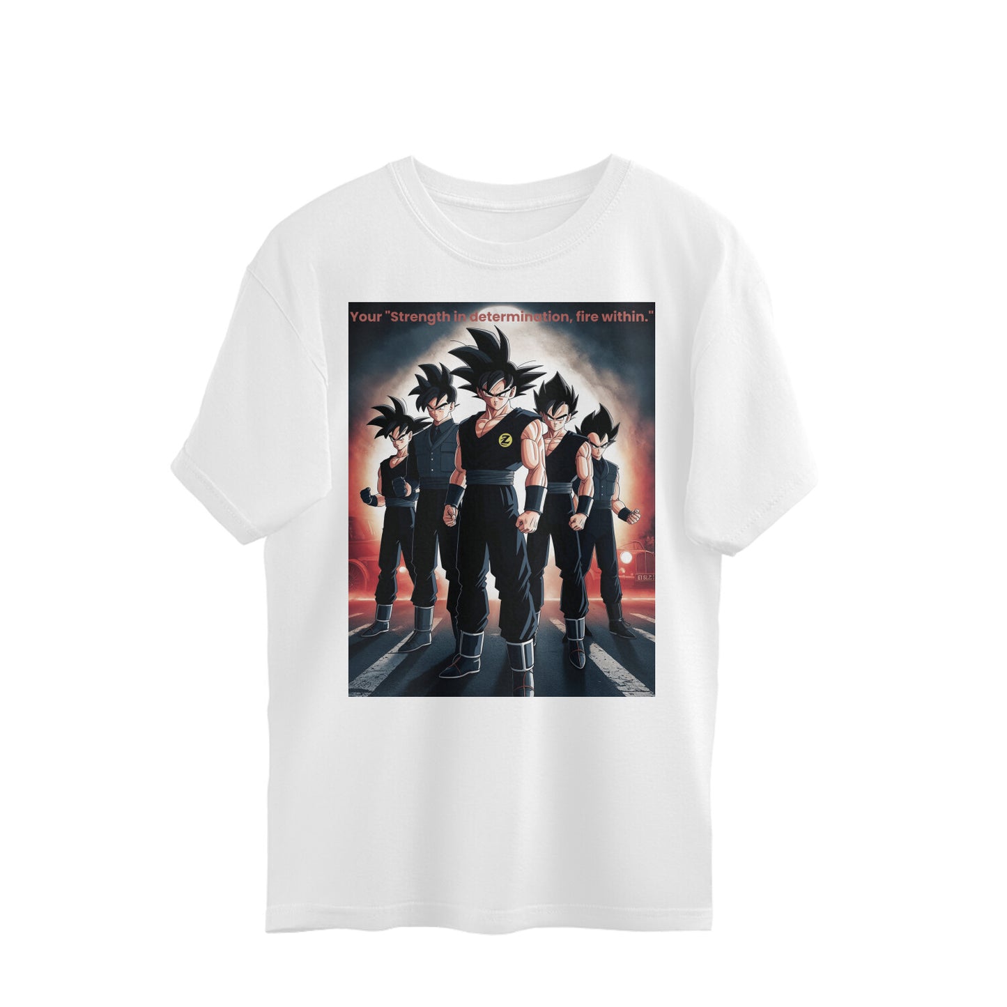 StreetSmith Designer Special Oversized Half Sleeve T-Shirt White