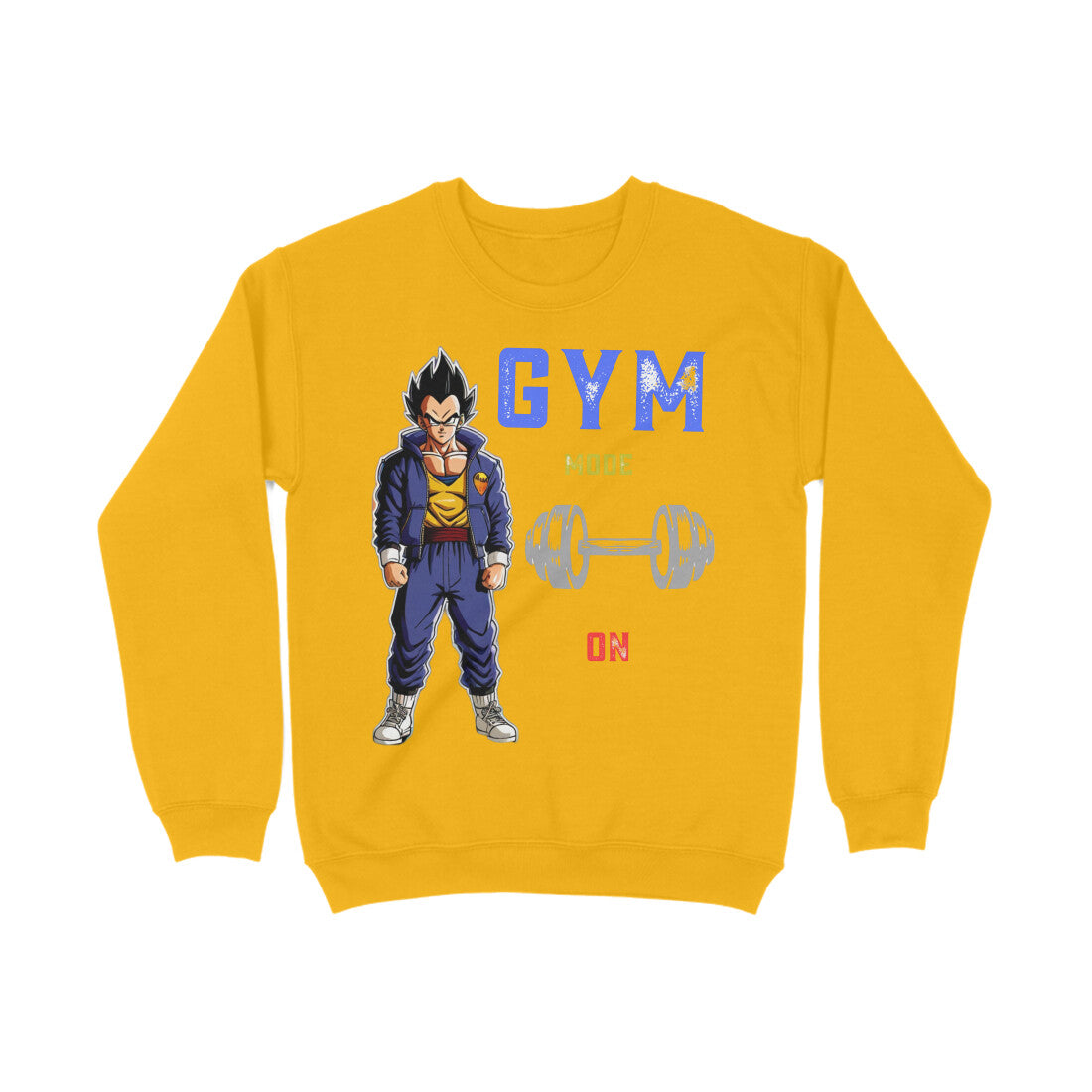 StreetSmith's Round Neck Full Sleeve SweatShirt Golden Yellow