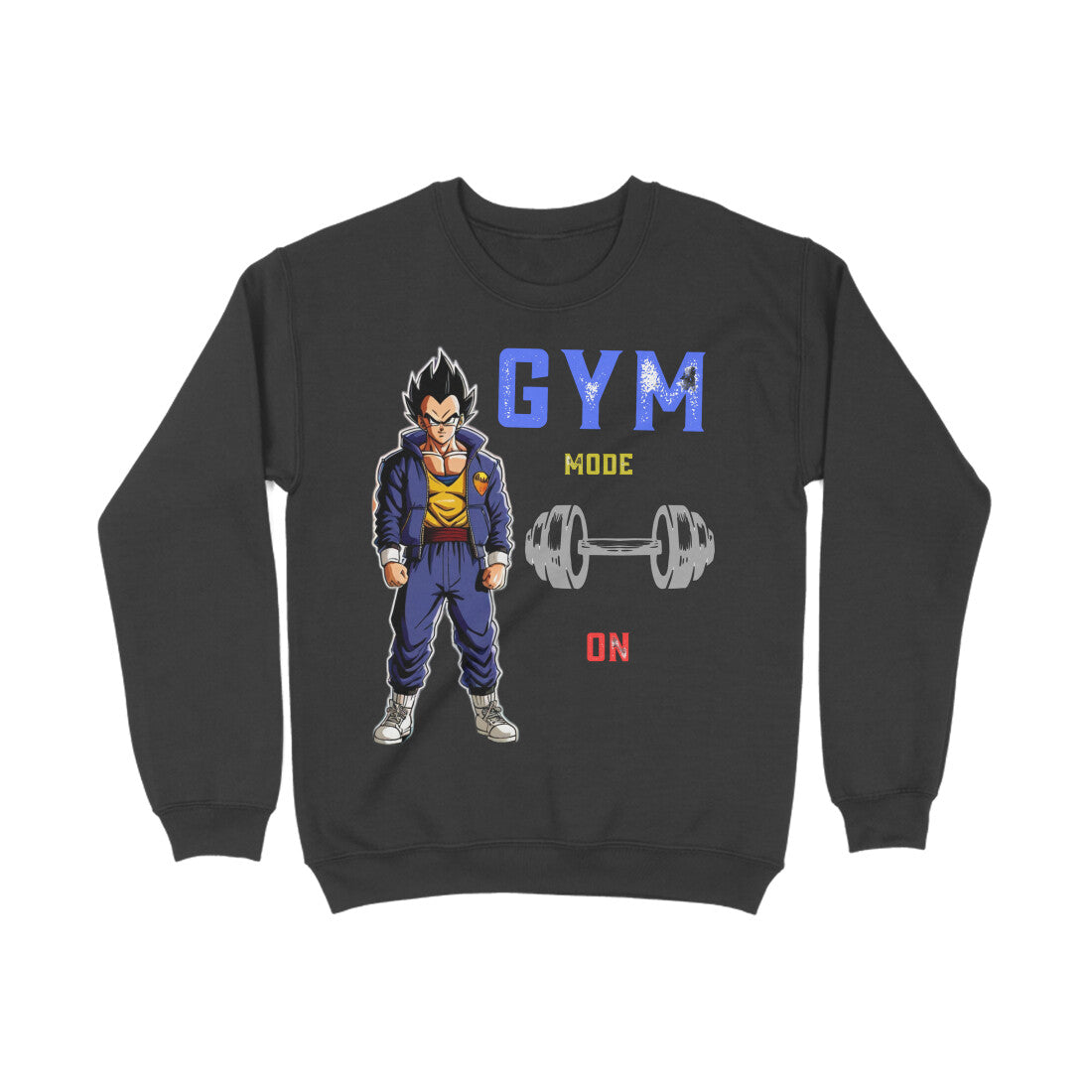 StreetSmith's Round Neck Full Sleeve SweatShirts Black