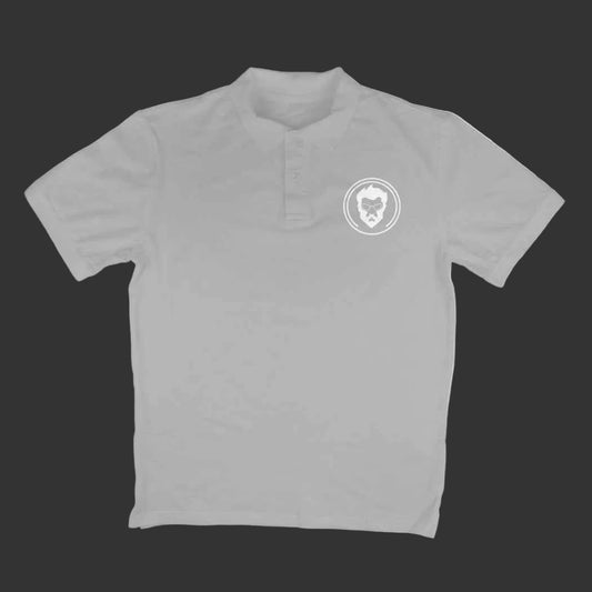 Melange Grey Polo T-Shirt for Men | Half Sleeve Premium Cotton | Modern Style