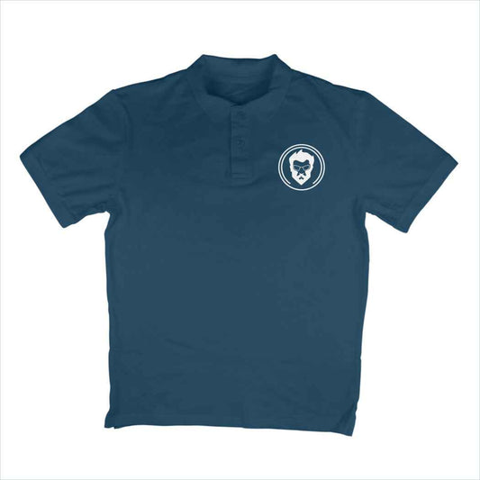 Navy Blue Polo T-Shirt for Men | Half Sleeve Premium Cotton | Classic Collar