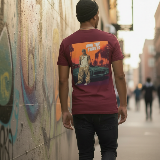 StreetSmith'S Round Neck Half Sleeve T-Shirt Maroon | Streetwear Outfits Men | StreetSmith