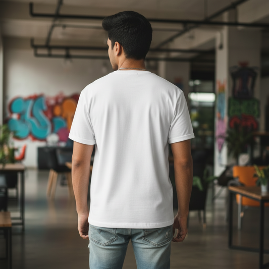 Oversized White T-Shirt Streetwear Outfits Men | Relaxed Fit | StreetSmith