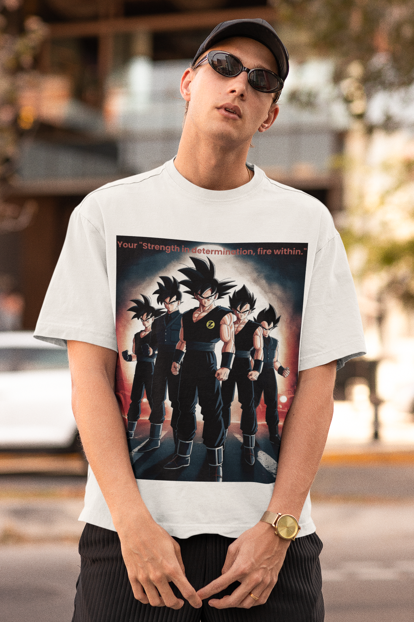 StreetSmith Designer Special Oversized Half Sleeve T-Shirt White