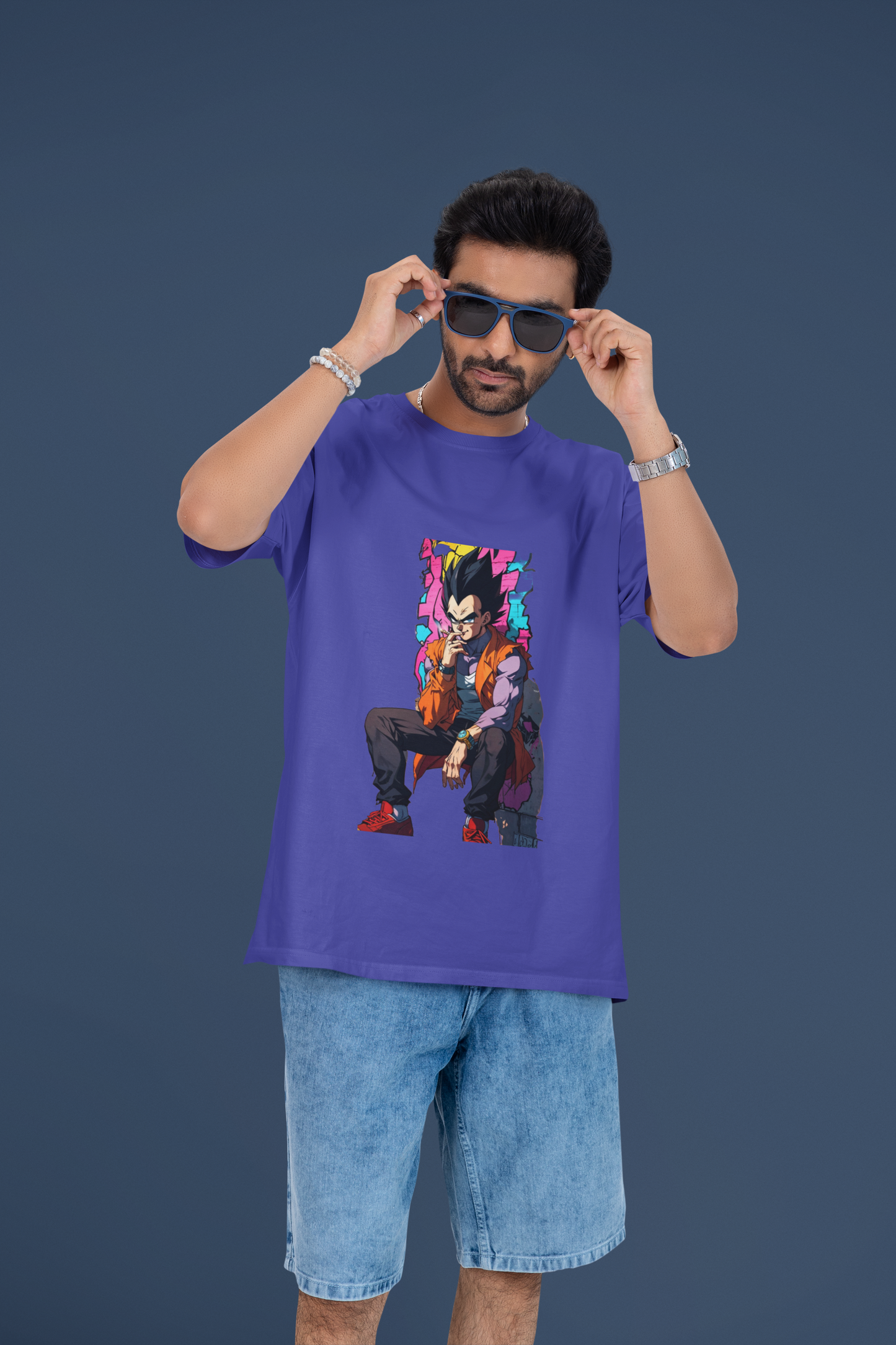 StreetSmith's Oversized T -Shirt Navy Blue
