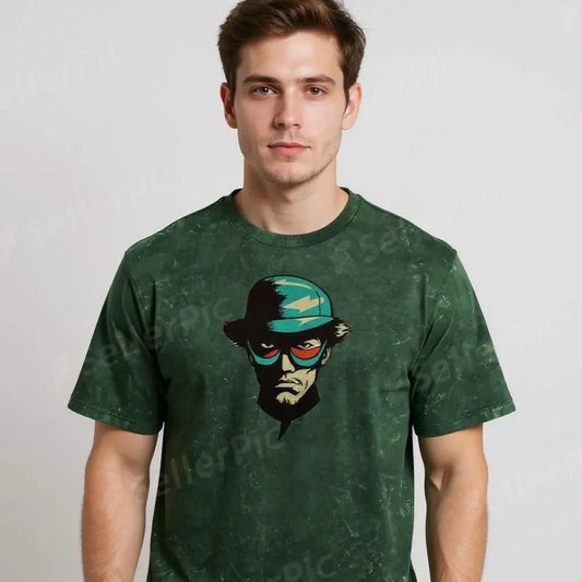 StreetSmith's Acid Washed Oversized Tee Bottlegreen