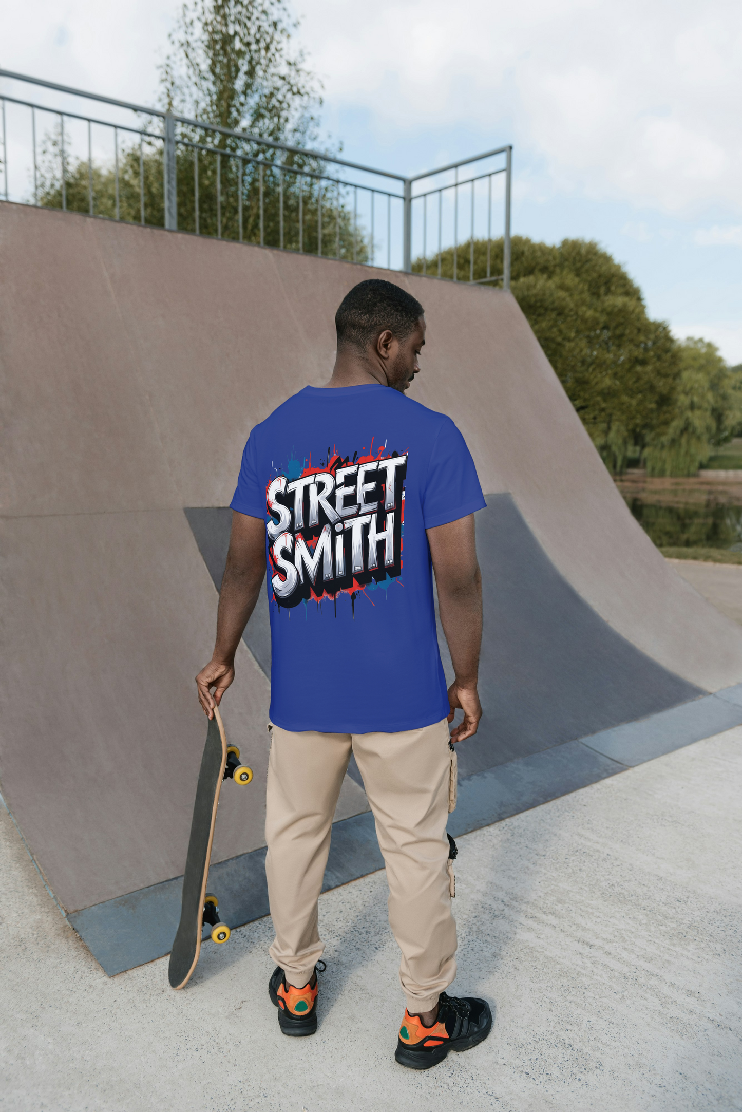 StreetSmith'S Oversized T-shirt Blue