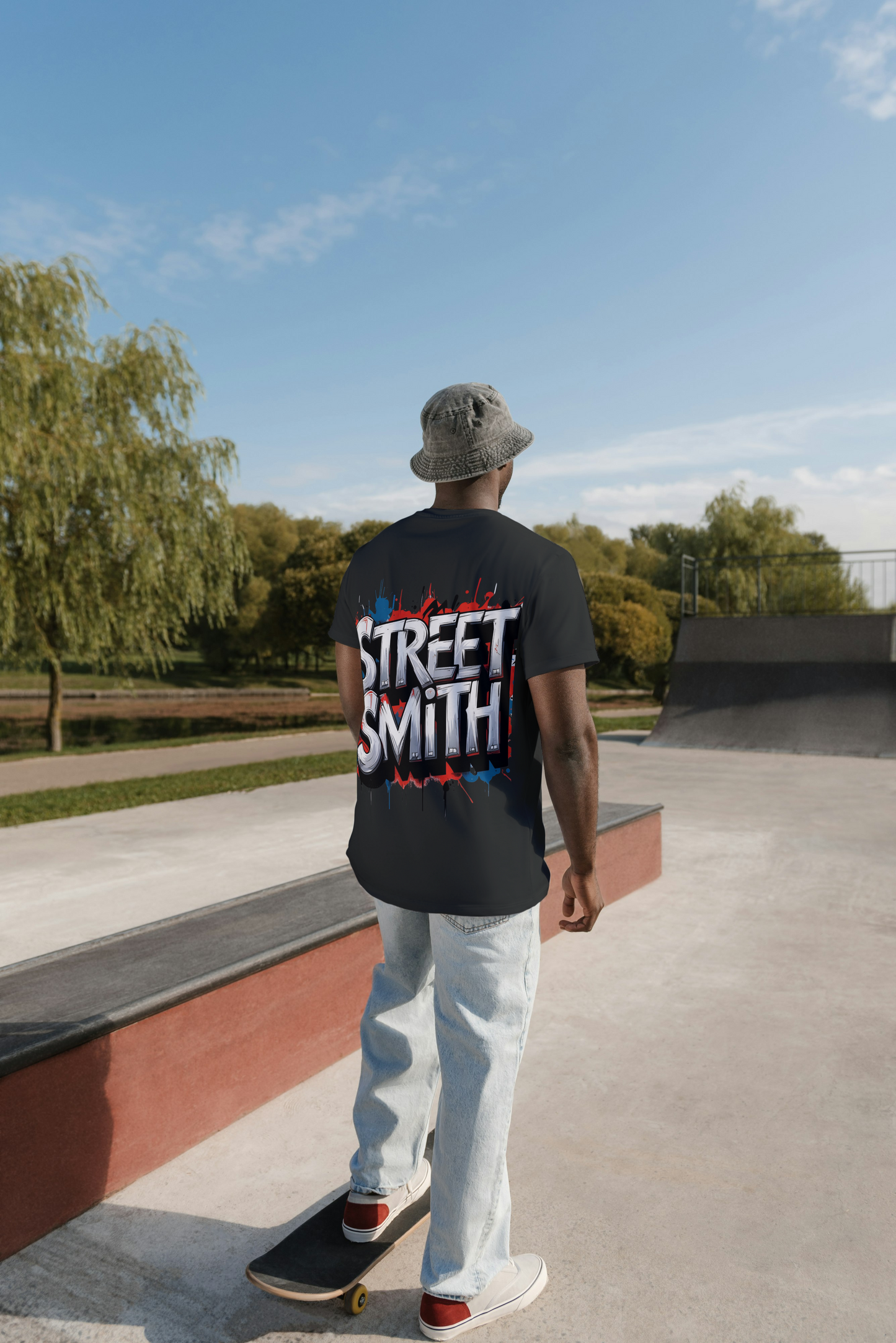StreetSmith Oversized T-shirt Bottle Green