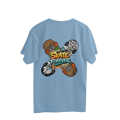 StreetSmith Summer Vibe Oversized T-Shirt for Men Baby Blue
