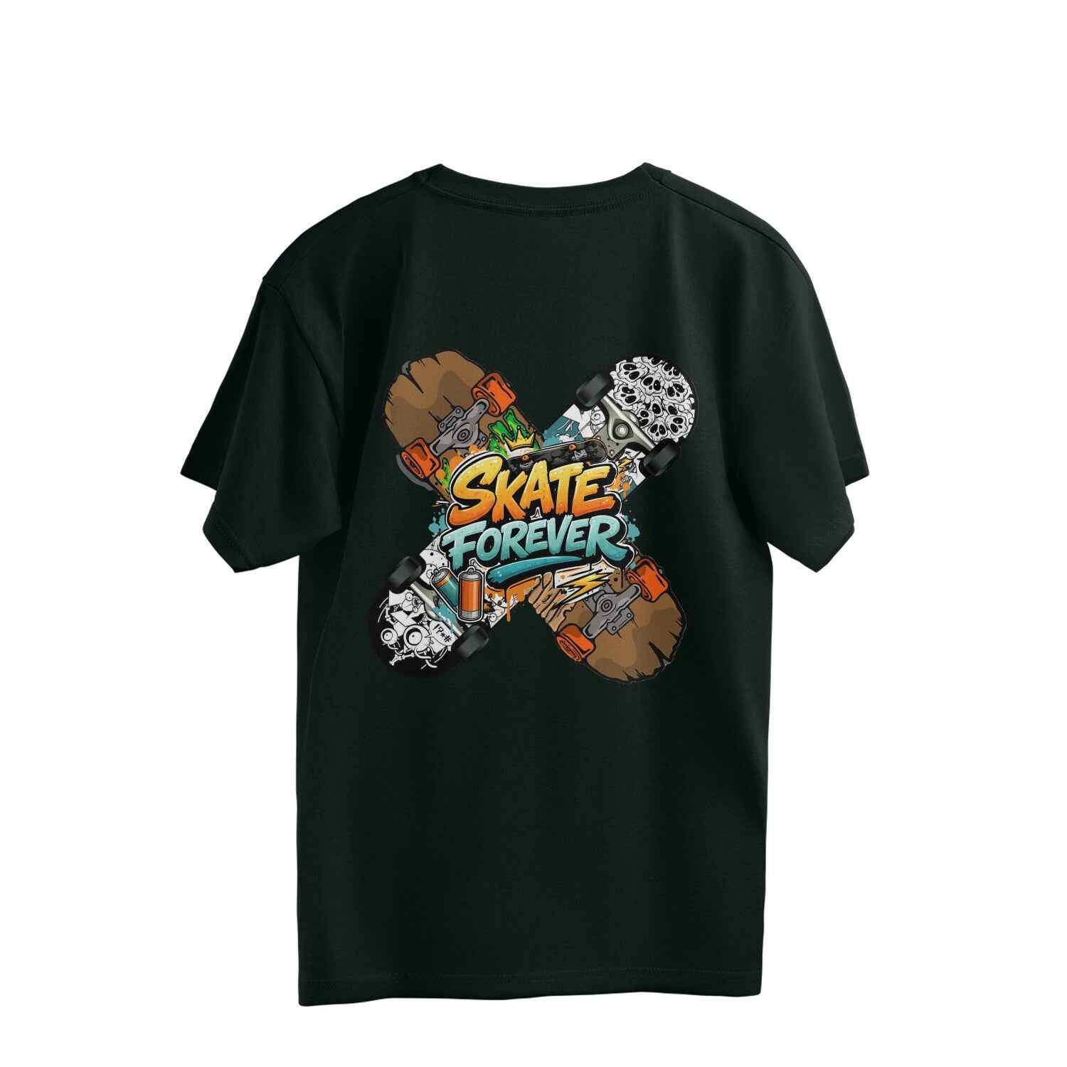 StreetSmith Summer Vibe Oversized T-Shirt for Men Black