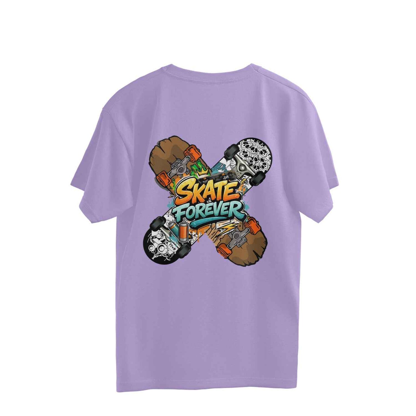 StreetSmith Summer Vibe Oversized T-Shirt for Men Iris Lavendar