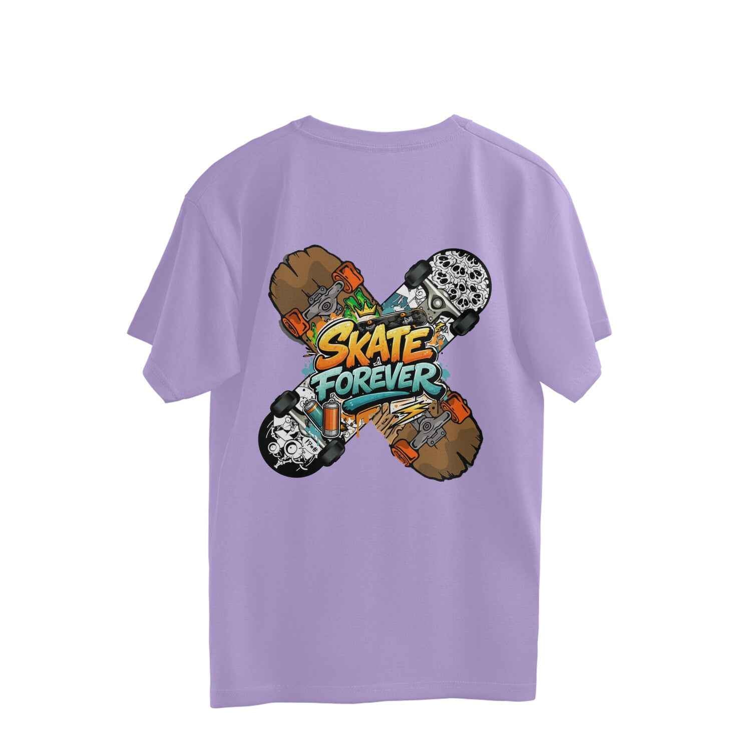 StreetSmith Summer Vibe Oversized T-Shirt for Men Iris Lavendar