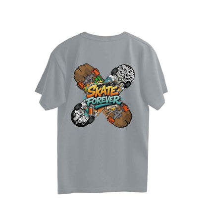 StreetSmith Summer Vibe Oversized T-Shirt for Men Silver Frost