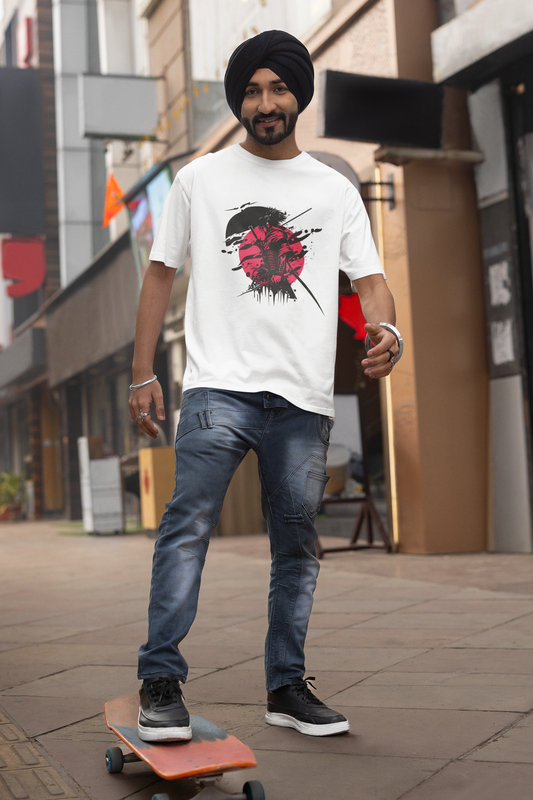 StreetSmith'S Half Sleeve Round Neck T-Shirt White