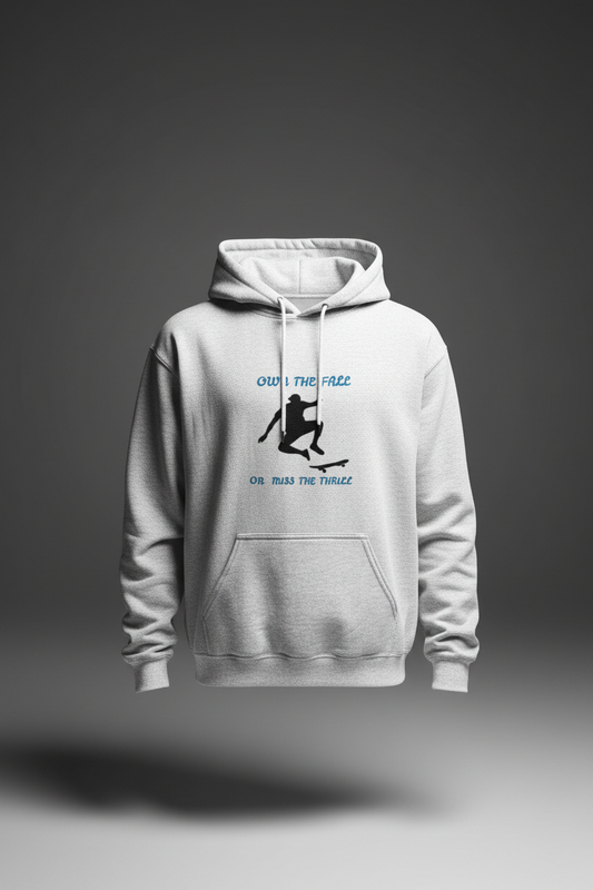 Designer Hoodie White – Front Studio Shot (No Jeans)