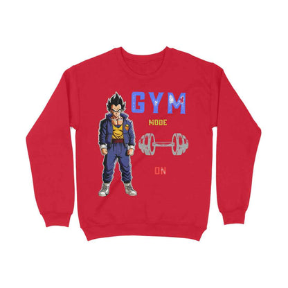 StreetSmith's  Round Neck Full Sleeve SweatShirt Red