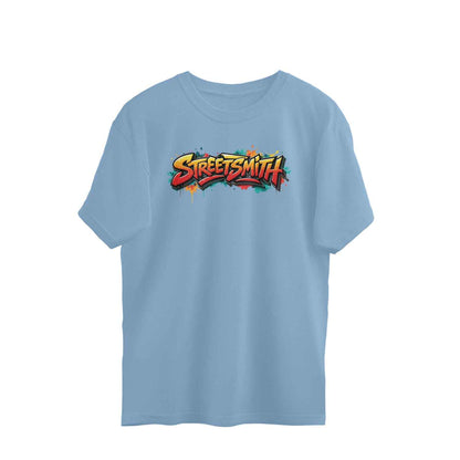StreetSmith Summer Vibe Oversized T-Shirt for Men Baby Blue