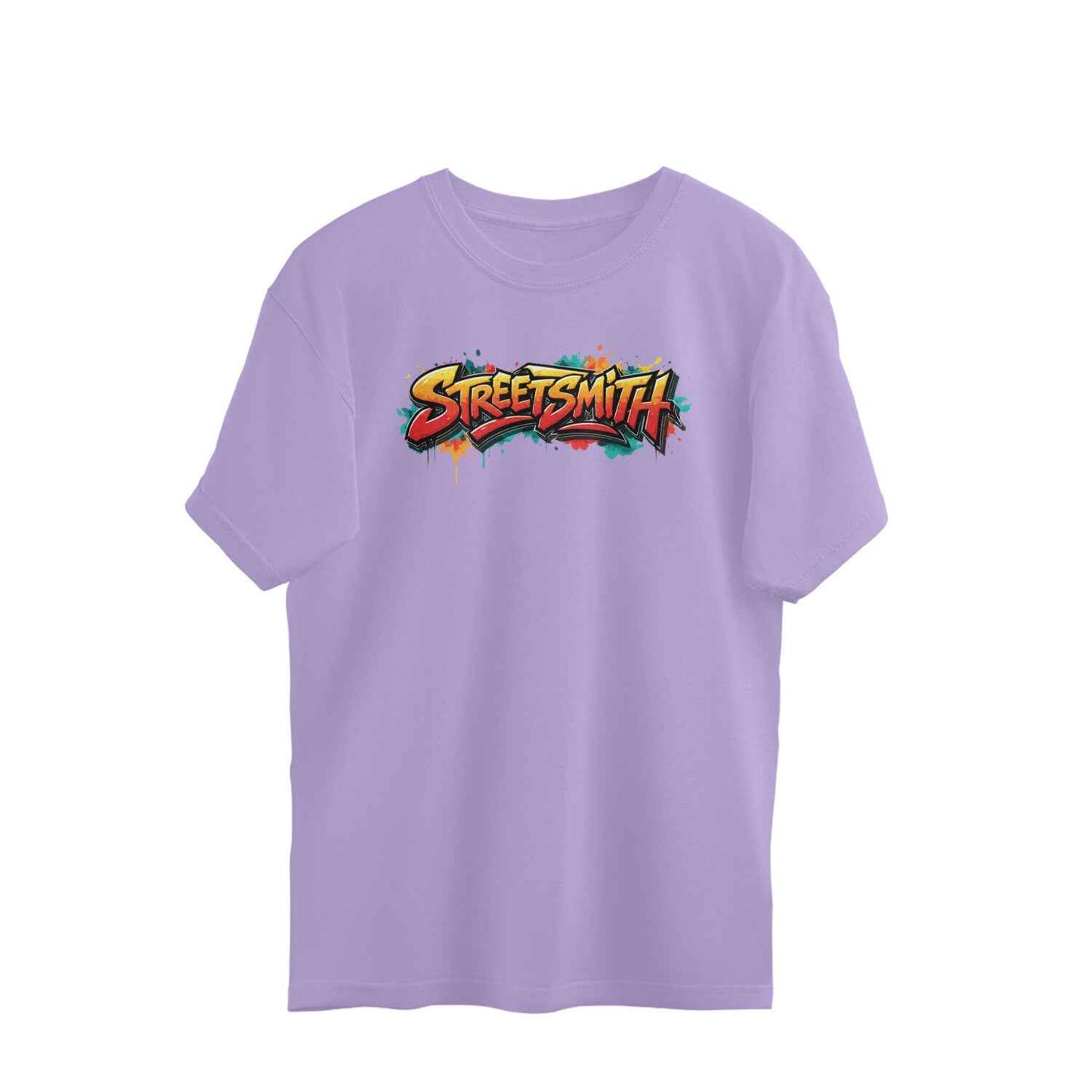 StreetSmith Summer Vibe Oversized T-Shirt for Men Iris Lavendar