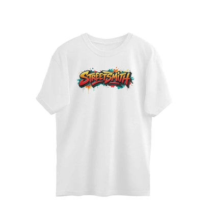 StreetSmith Summer Vibe Oversized T-Shirt for Men white