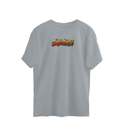 StreetSmith Summer Vibe Oversized T-Shirt for Men Silver Frost