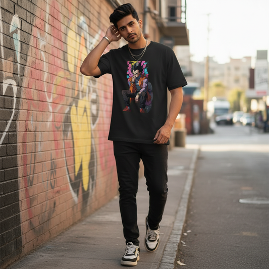 StreetSmith's Oversized T -Shirt Black |  Streetwear Outfits Men | StreetSmith