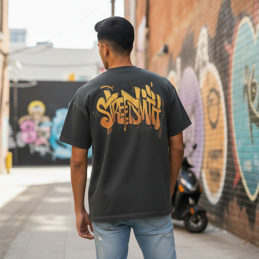 Oversized Black T-Shirt Streetwear Outfits Men for Men | Streetsmith | Classic Design