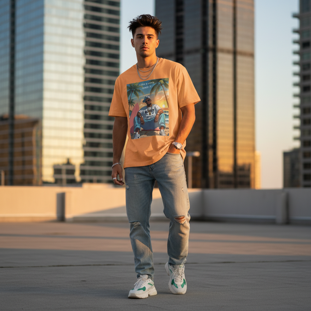 StreetSmiths Round Neck Half Sleeve T-Shirt Yellow | Streetwear Outfits Men | StreetSmith
