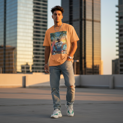 StreetSmiths Round Neck Half Sleeve T-Shirt Yellow | Streetwear Outfits Men | StreetSmith