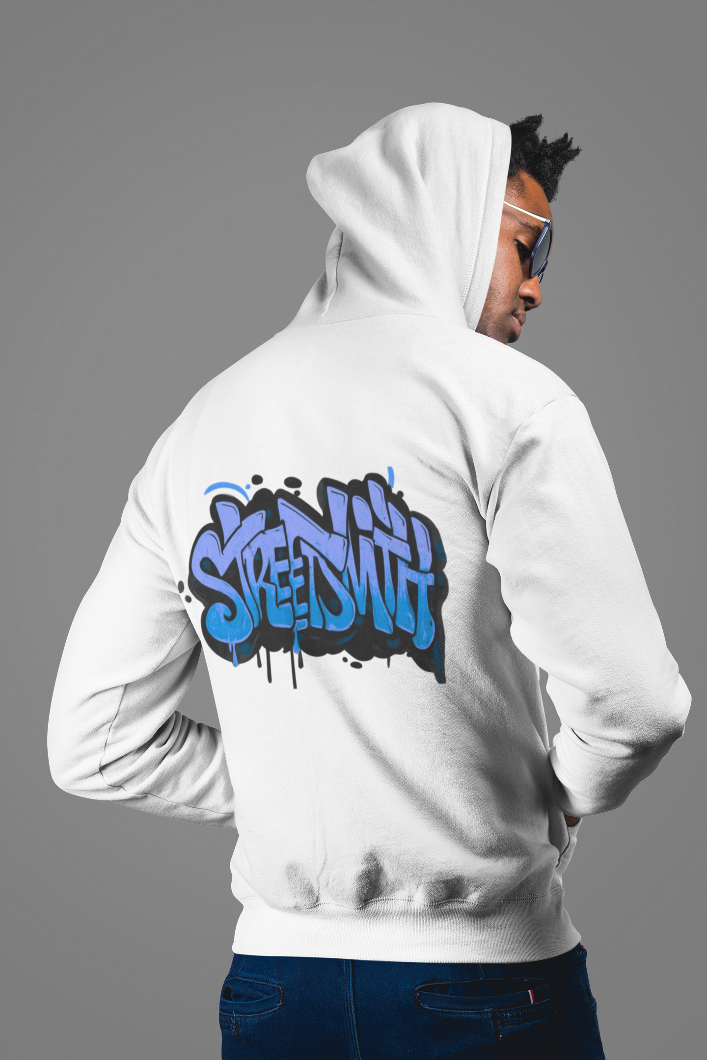 StreetSmith'S Designer Hoodie White